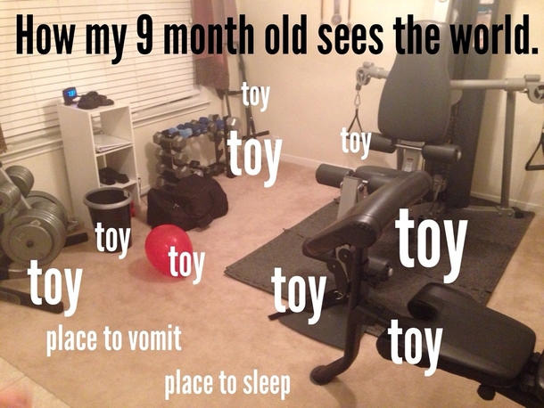 Now my  month old is crawling suddenly I know what is on his mind