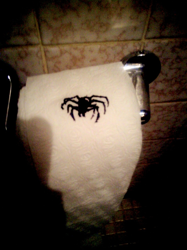 Now my sharpie spider and I play the waiting game