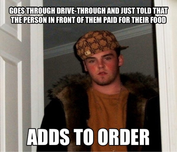 Now thats a scumbag