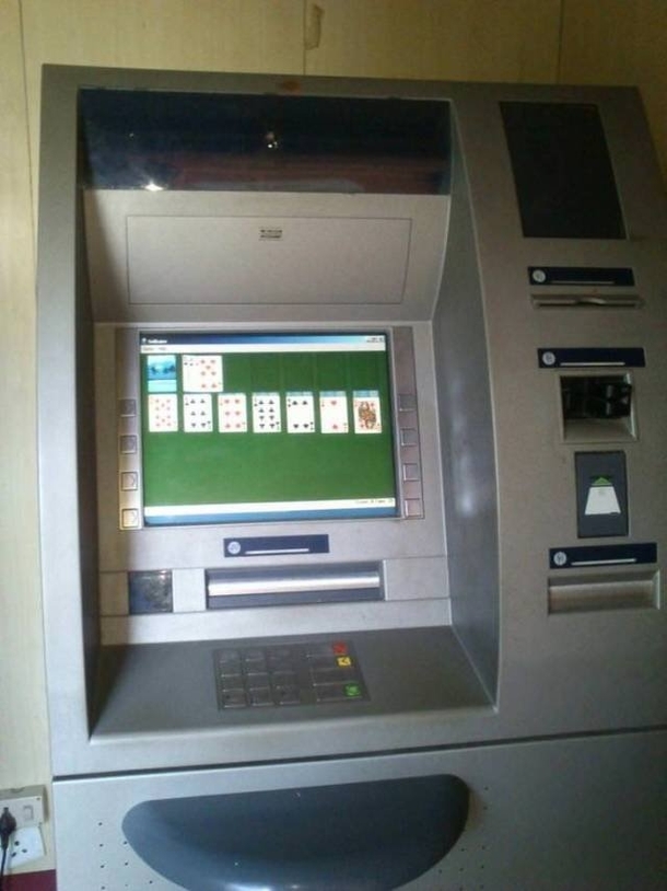 Now their money at the ATM still has to be won