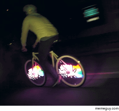 Nyan Cat Bike Wheels