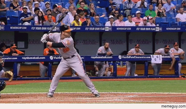 Oblivious fan nearly hit in the face by a foul ball