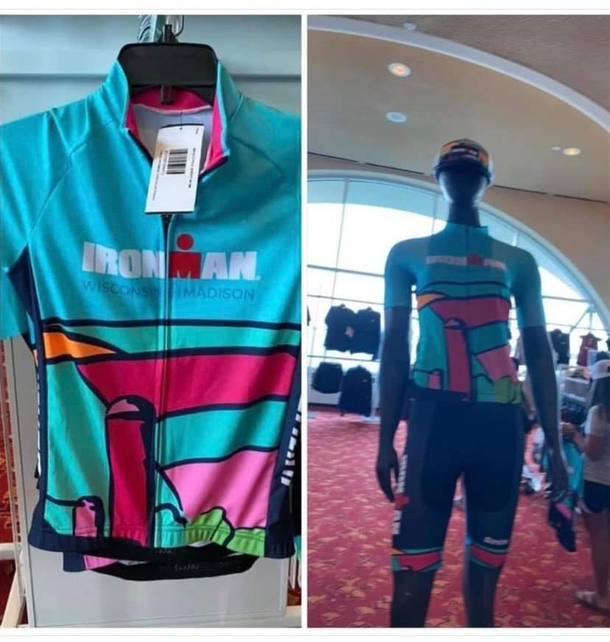 OCIronman cycling kit Theres no way somebody didnt see it during the design process