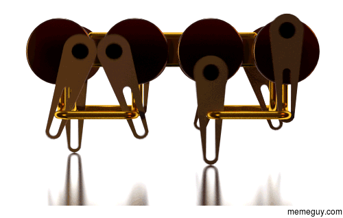Octopedal machine has a cute walk