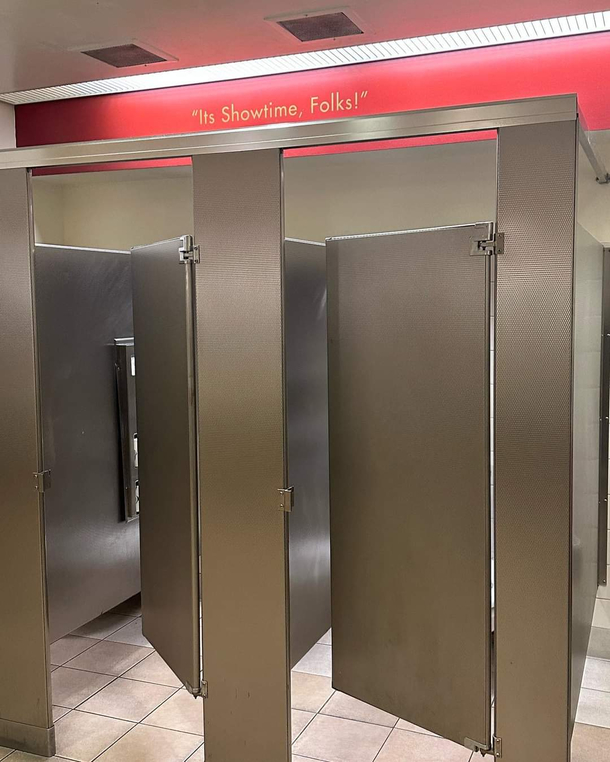Oddly placed quote in an AMC movie theater restroom