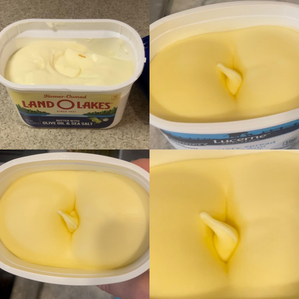 Of all the shapes in my tub I was not expecting this Introducingthe Butt-er