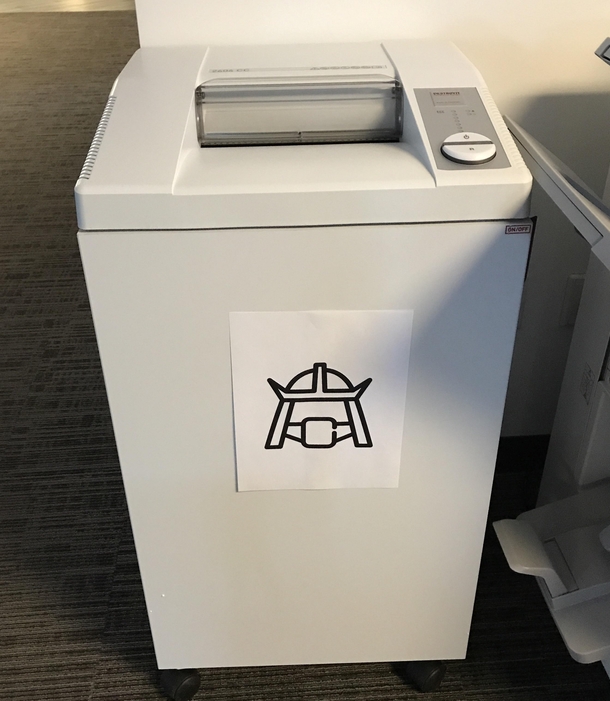 Office got a new shredder
