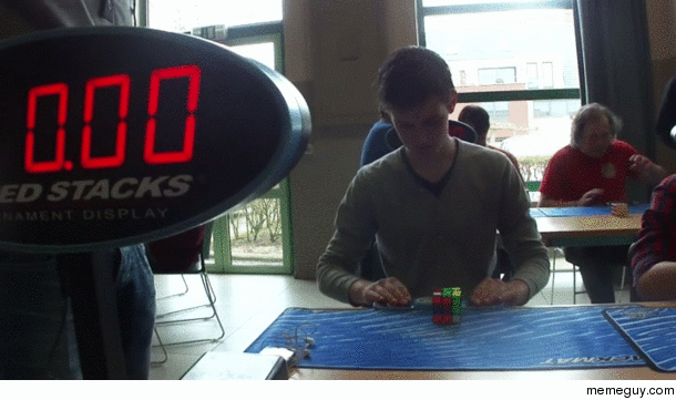 Official Rubiks cube world record