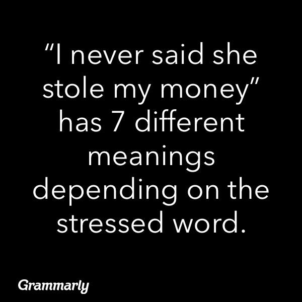 Oh English I love you so