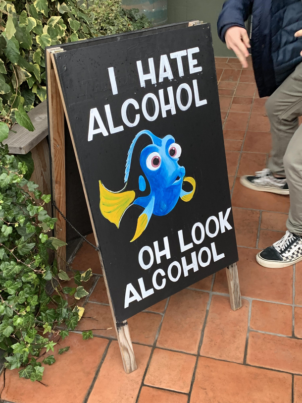 Oh look alcohol