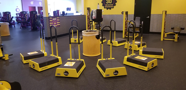 Oh look planet fitness made a shrine to worship people who use TikTok