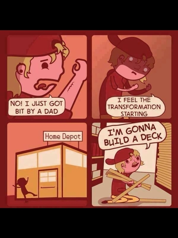 Oh no not a dad