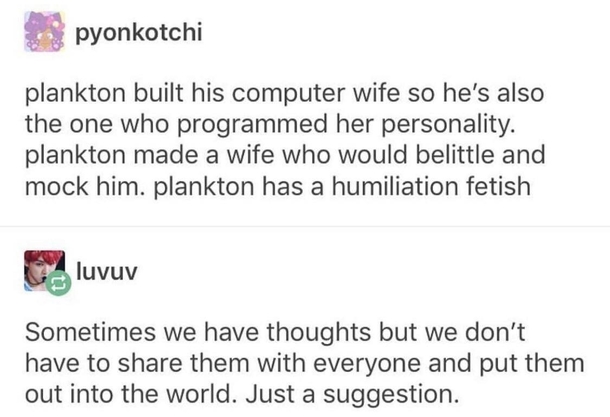 Oh plankton