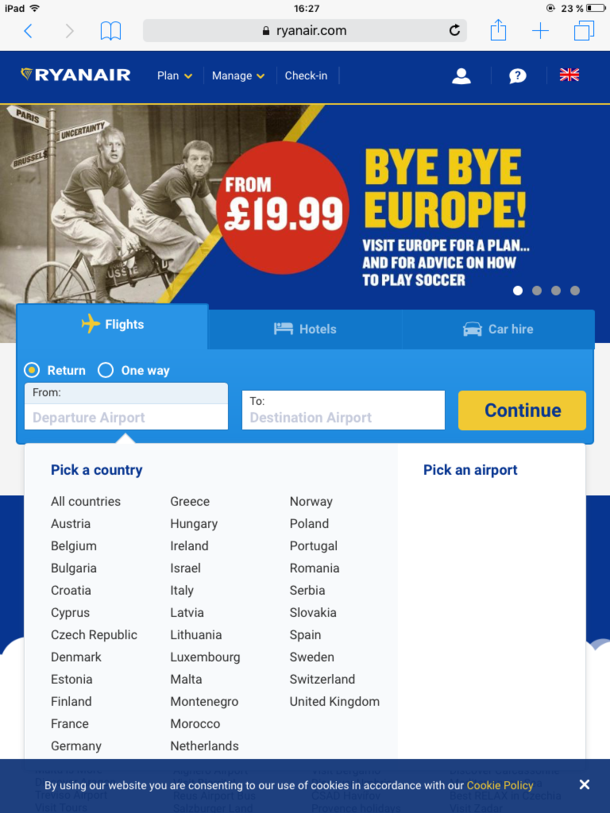Oh ryanair