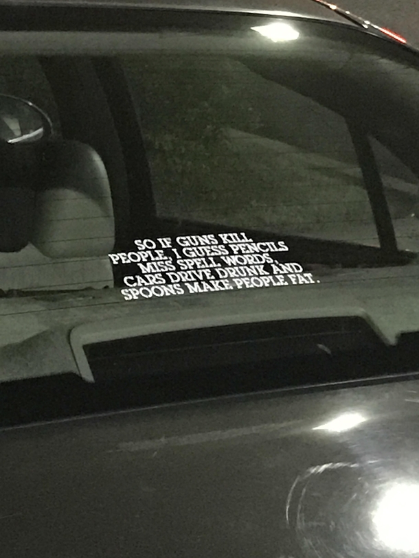Oh the irony