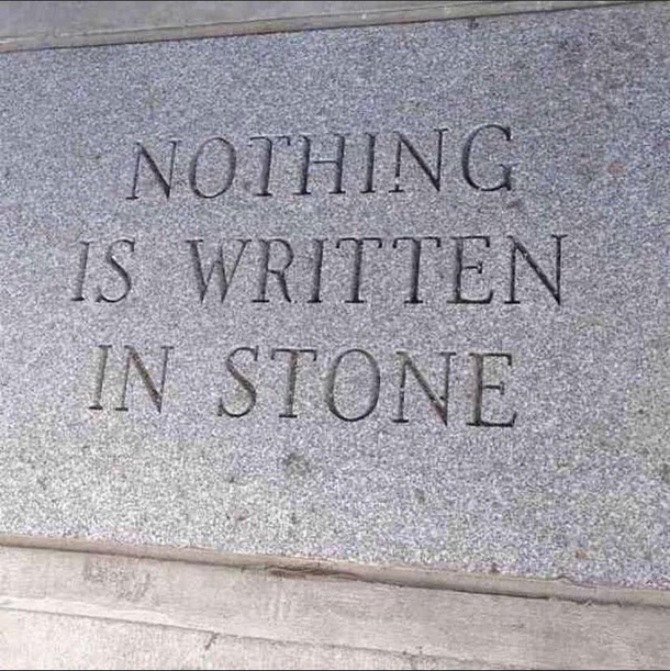Oh the irony