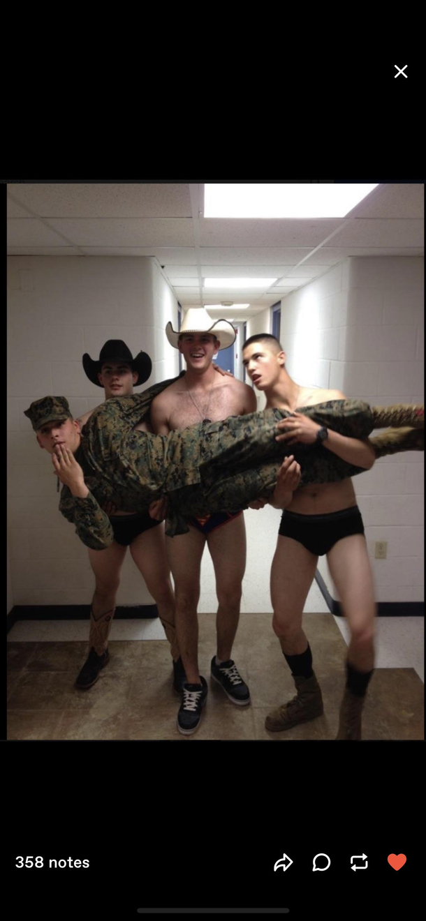 Oh the things you see in the Marine Corps barracks in San Diego