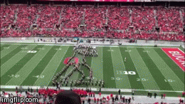 Ohio State marching band moon walk x-post from rgifs