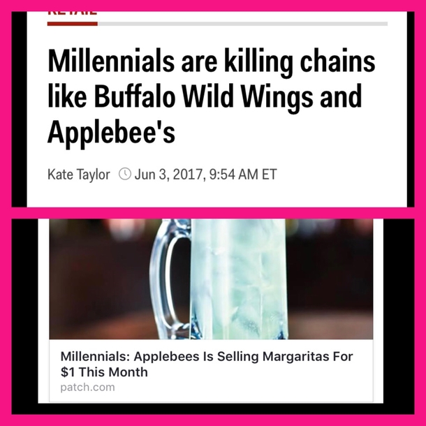 Ok Applebees we see u 