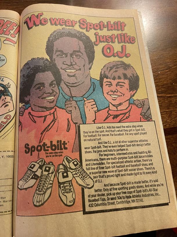 Old comic book ad