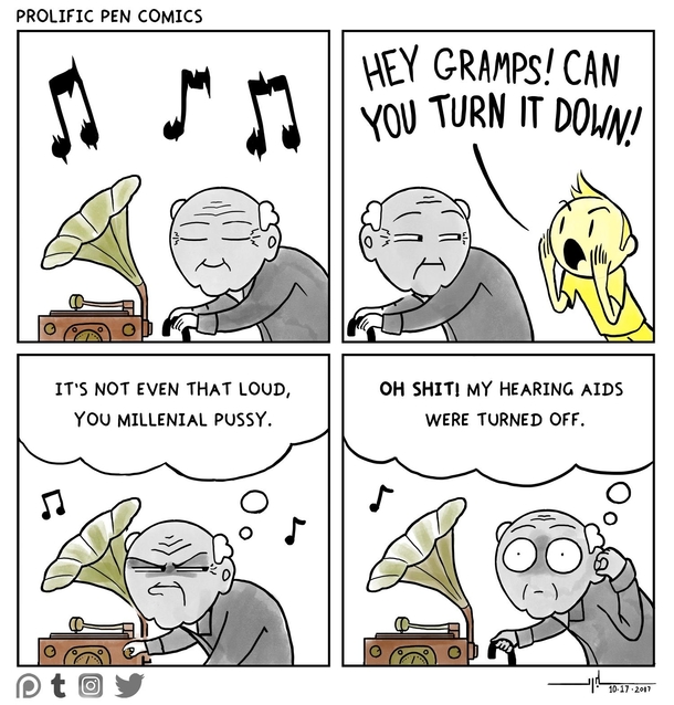old ears and phonographs