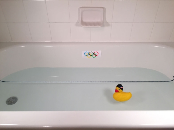Olympic champion Katie Leducky practicing for the  meter race