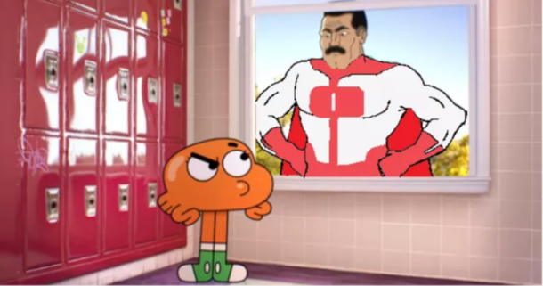 Omni-Man is visiting Elmore