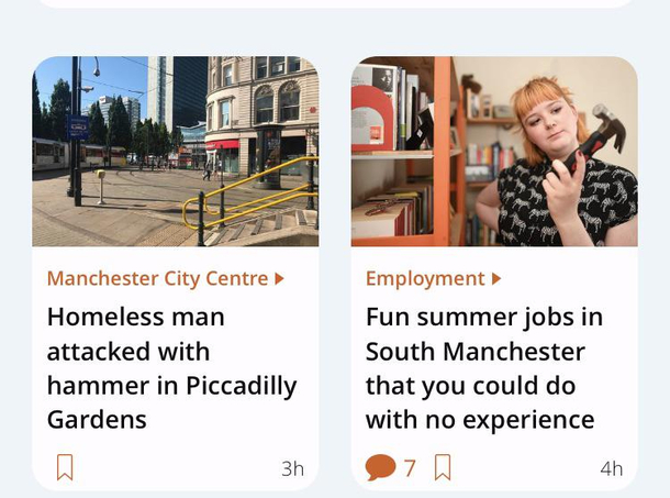 On my local papers website