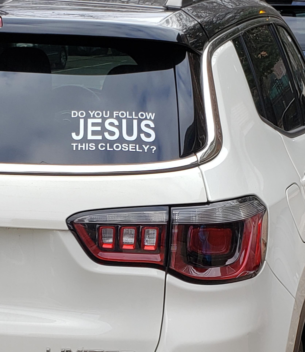 On my way to work and stumbled upon this As a former Christian I found this funny