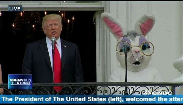 On the left