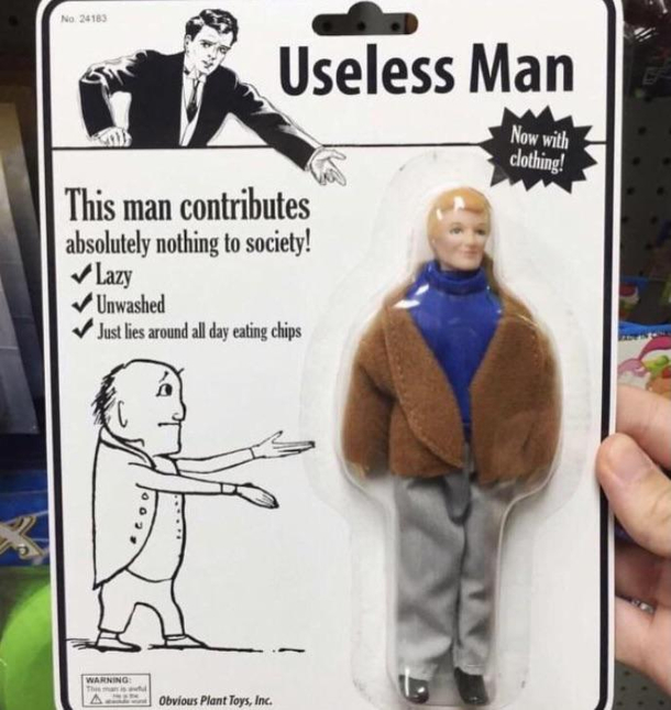 On the subject of relatable action figures