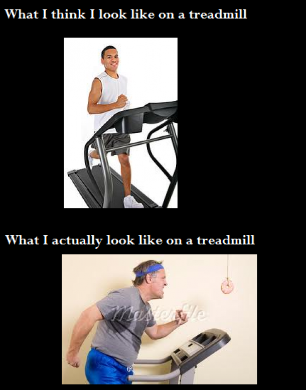 On the treadmill