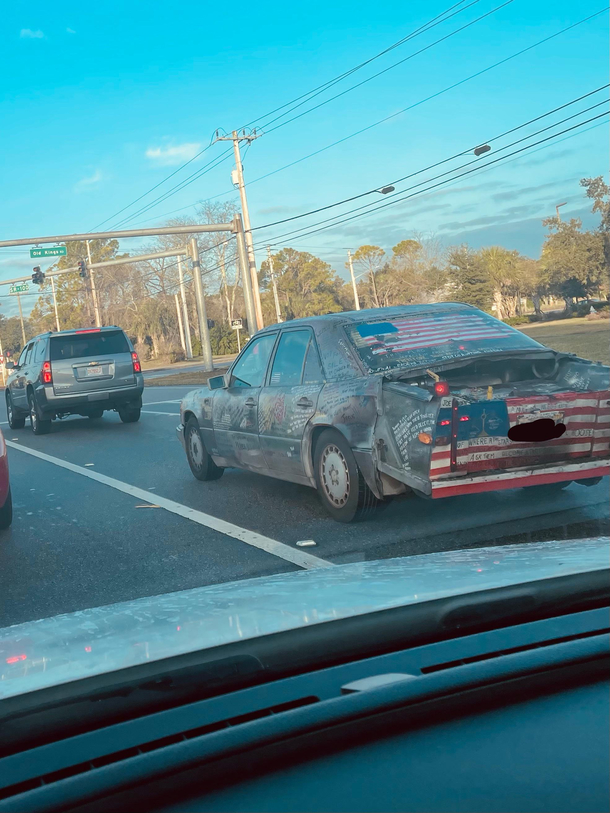 On the way to work What in the living what