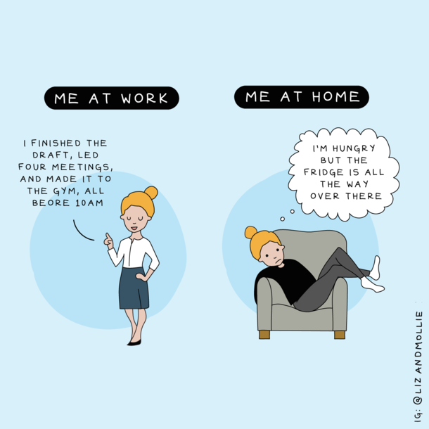 Once Im on the couch Ill be on the couch