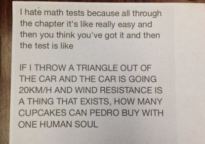 One does not simply prepare for math