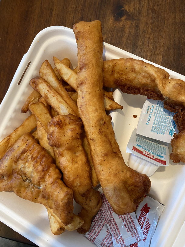 One fish and chip is not like the others