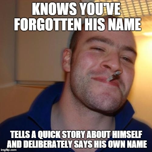 One for those of us who struggle with remembering names