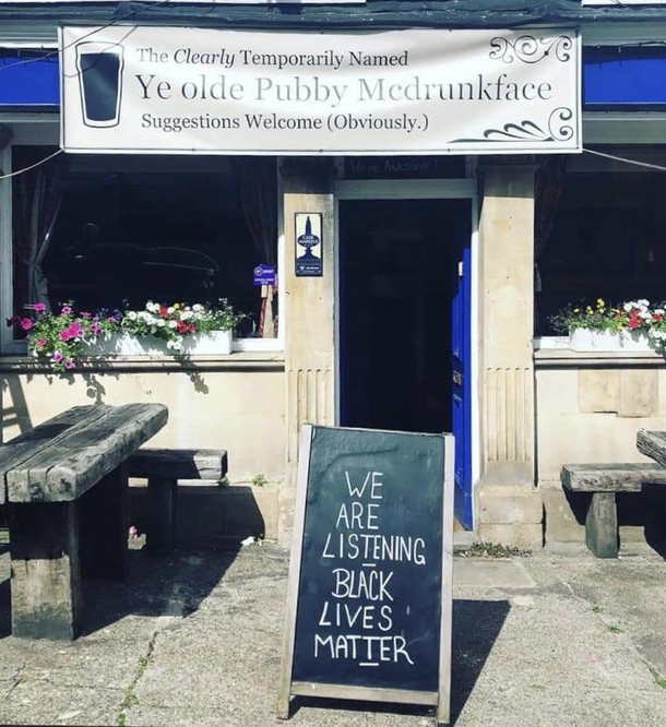 One of my local pubs doing the right thing