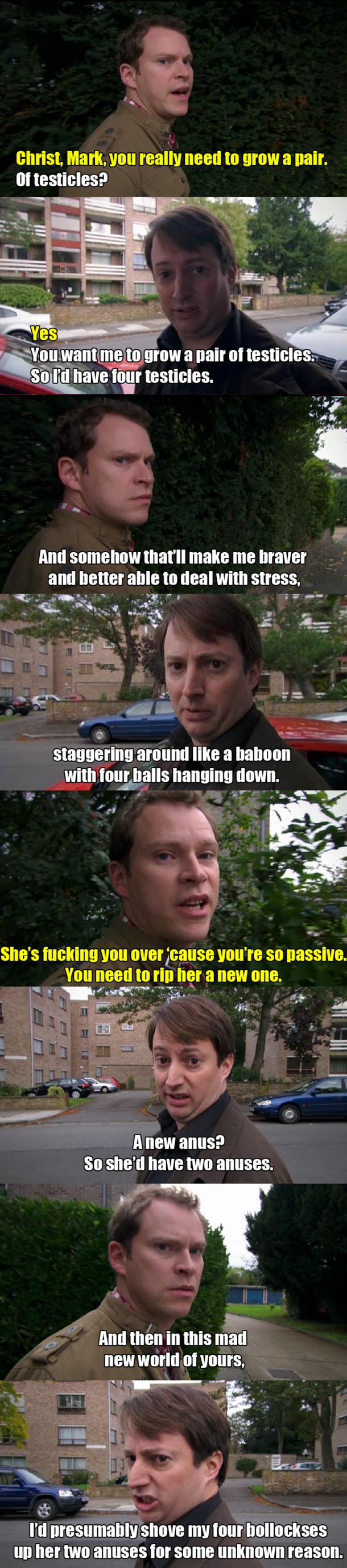 One of the best Peep Show moments