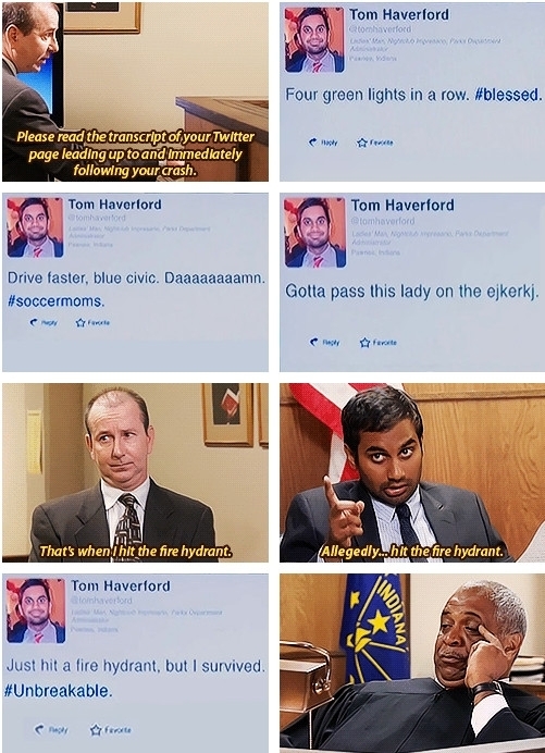 one of the funniest characters on TV Tommy Haverford