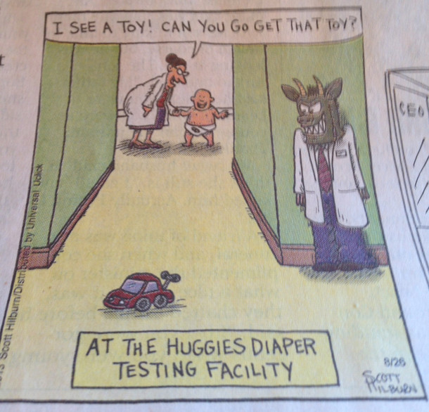 One of the funniest newspaper comics Ive seen in a while