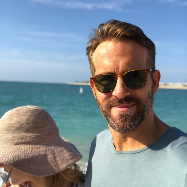 One of the photos Ryan Reynolds posted wishing his wife a happy birthday