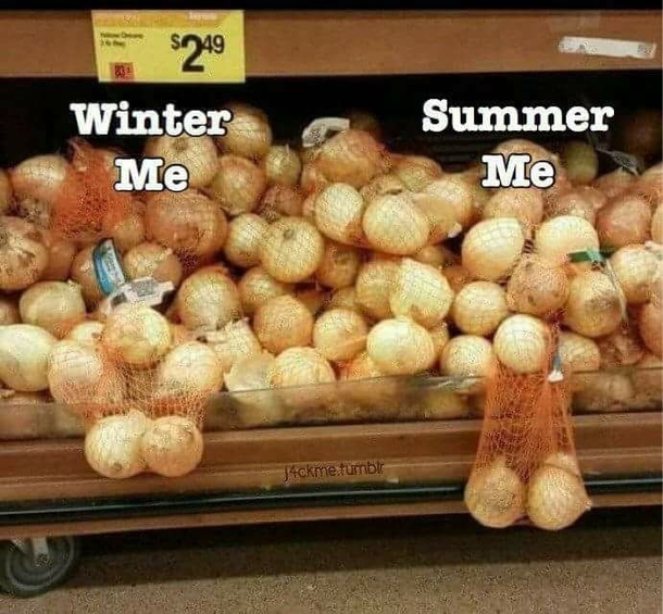 Onions know whats up and down
