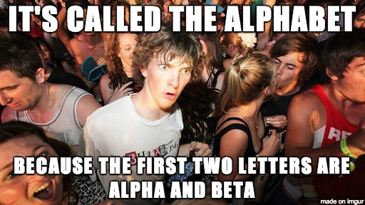 Only now do I truly know my ABCs