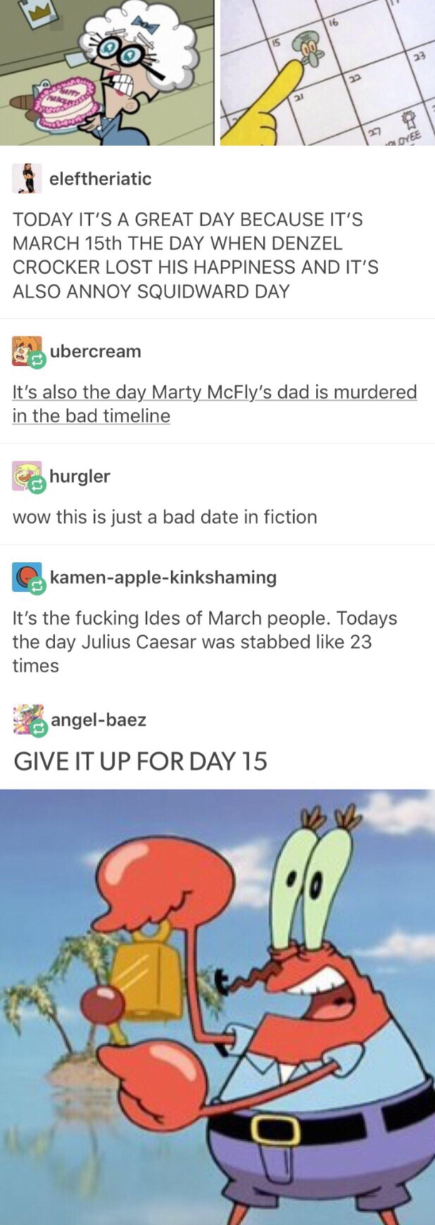 Only once a year