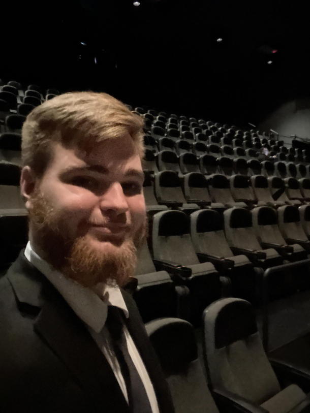 Only  other people showed up to see the first showing of the Mario movie at my local IMAX