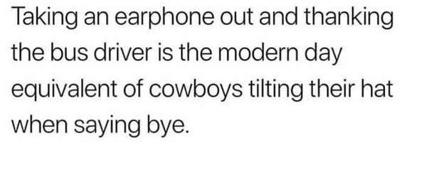 Only some people have this respect 