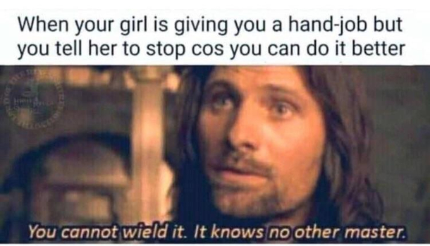 Only the purest at heart can wield it