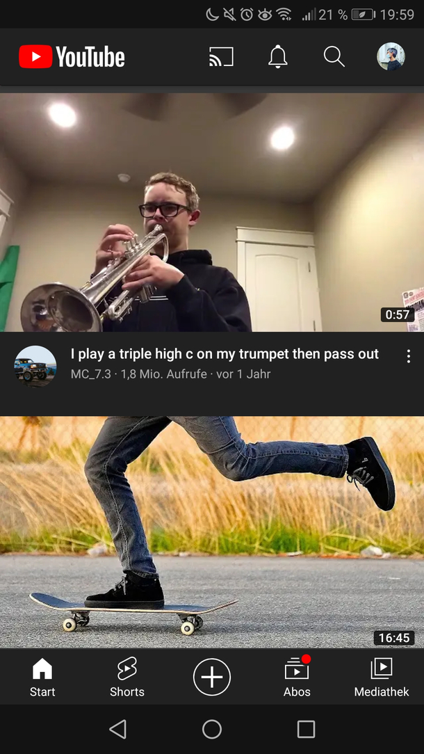 Opened my YouTube and saw this