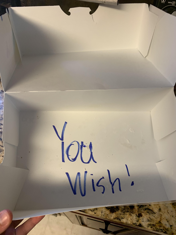 Opened the donut box saw this